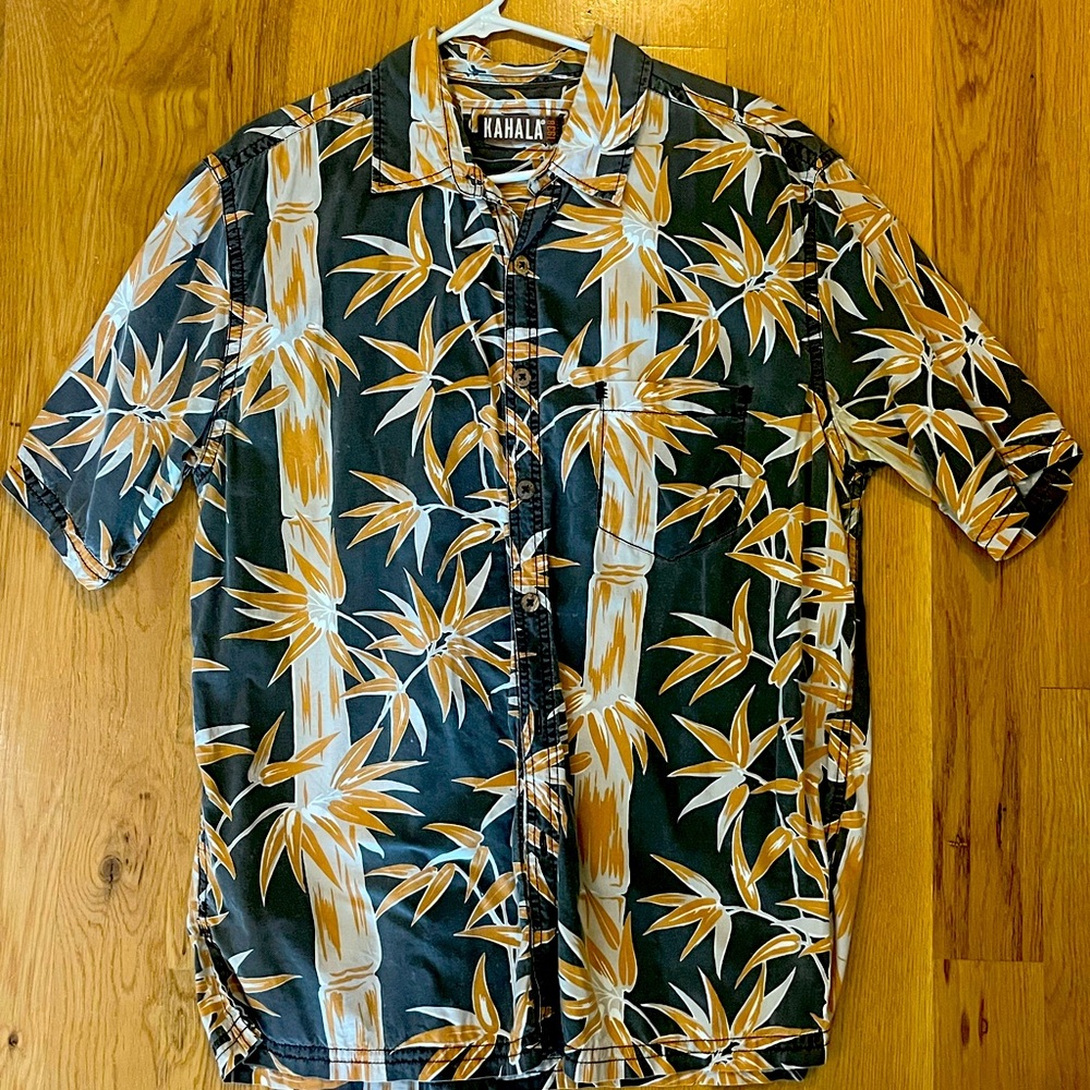Men’s Kahala Aloha Shirt. Size Large. Heritage Print